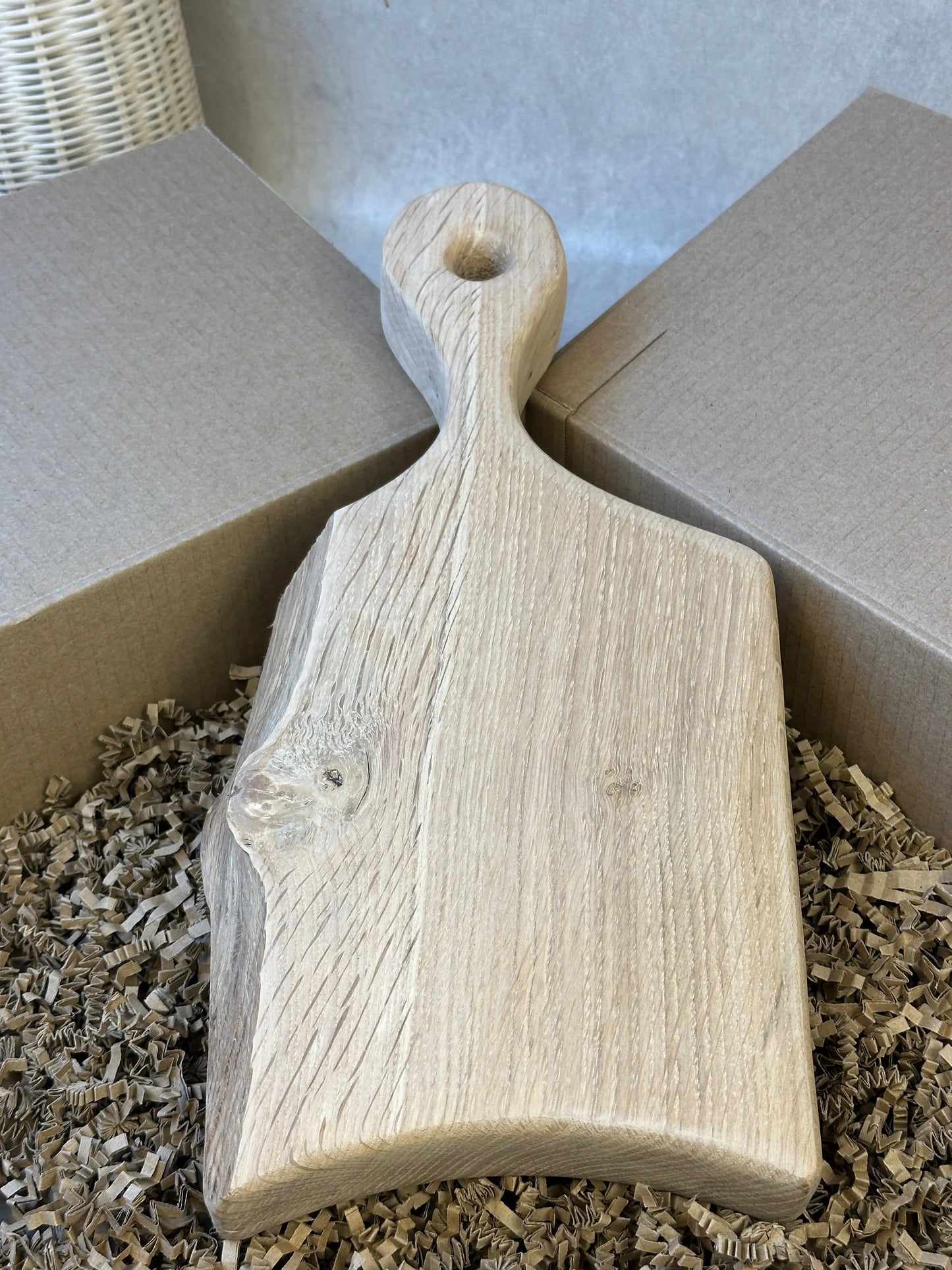 Planche à découper en chêne massif naturel pas de collage, pas de drame